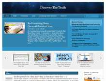 Tablet Screenshot of discover-the-truth.com